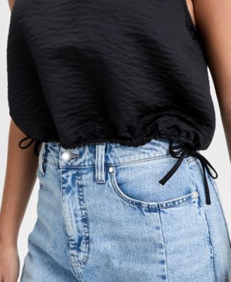 Women's Sleeveless Bubble Hem Top, Macy's Exclusive