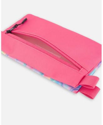 Girl Double Pencil Case Rainbow Heart Print - Toddler|Child