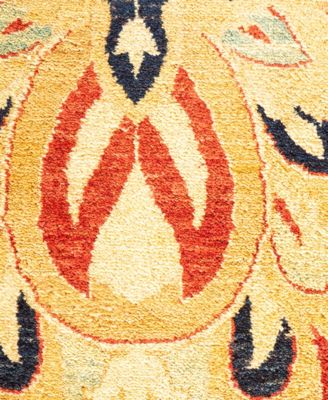 Adorn Hand Woven Rugs Mogul M1399 Rug Collection In Orange