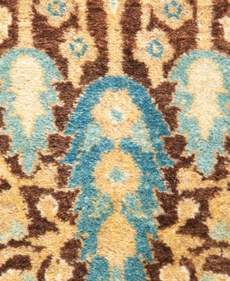 Mogul M1460 3'x8'9" Runner Area Rug