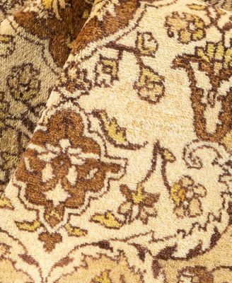 Adorn Hand Woven Rugs Mogul M1437 Rug Collection In Yellow