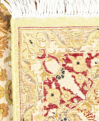 Adorn Hand Woven Rugs Mogul M1406 Rug Collection In Green