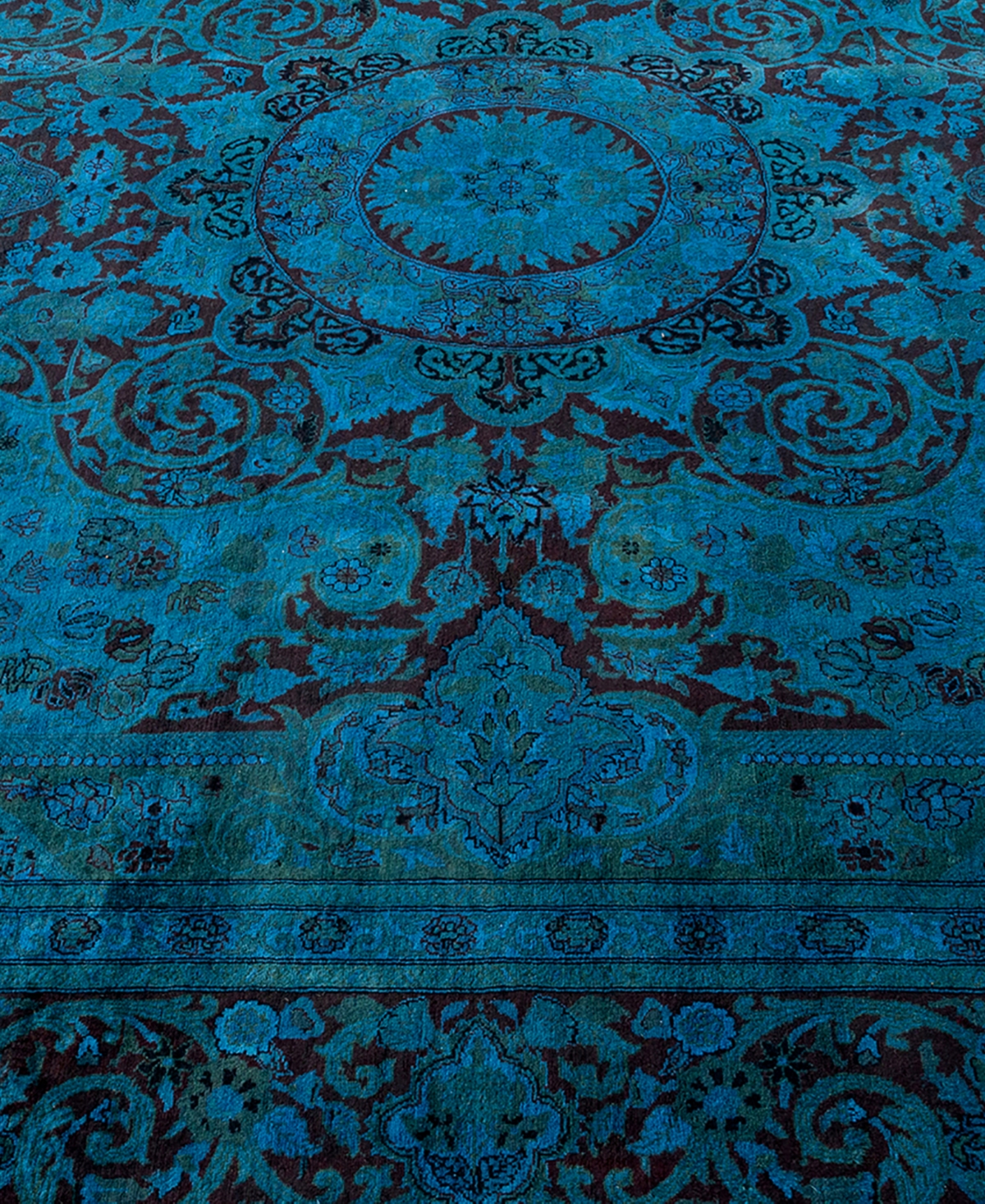 Adorn Hand Woven Rugs Fine Vibrance M1362 8'2"x10'2" Area Rug In Blue