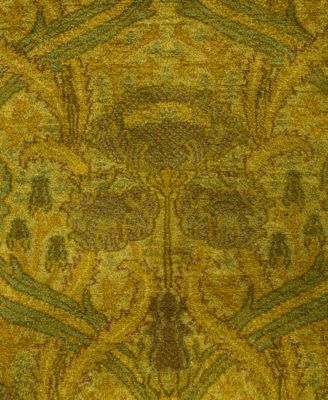 Adorn Hand Woven Rugs Fine Vibrance M1171 Rug Collection In Yellow