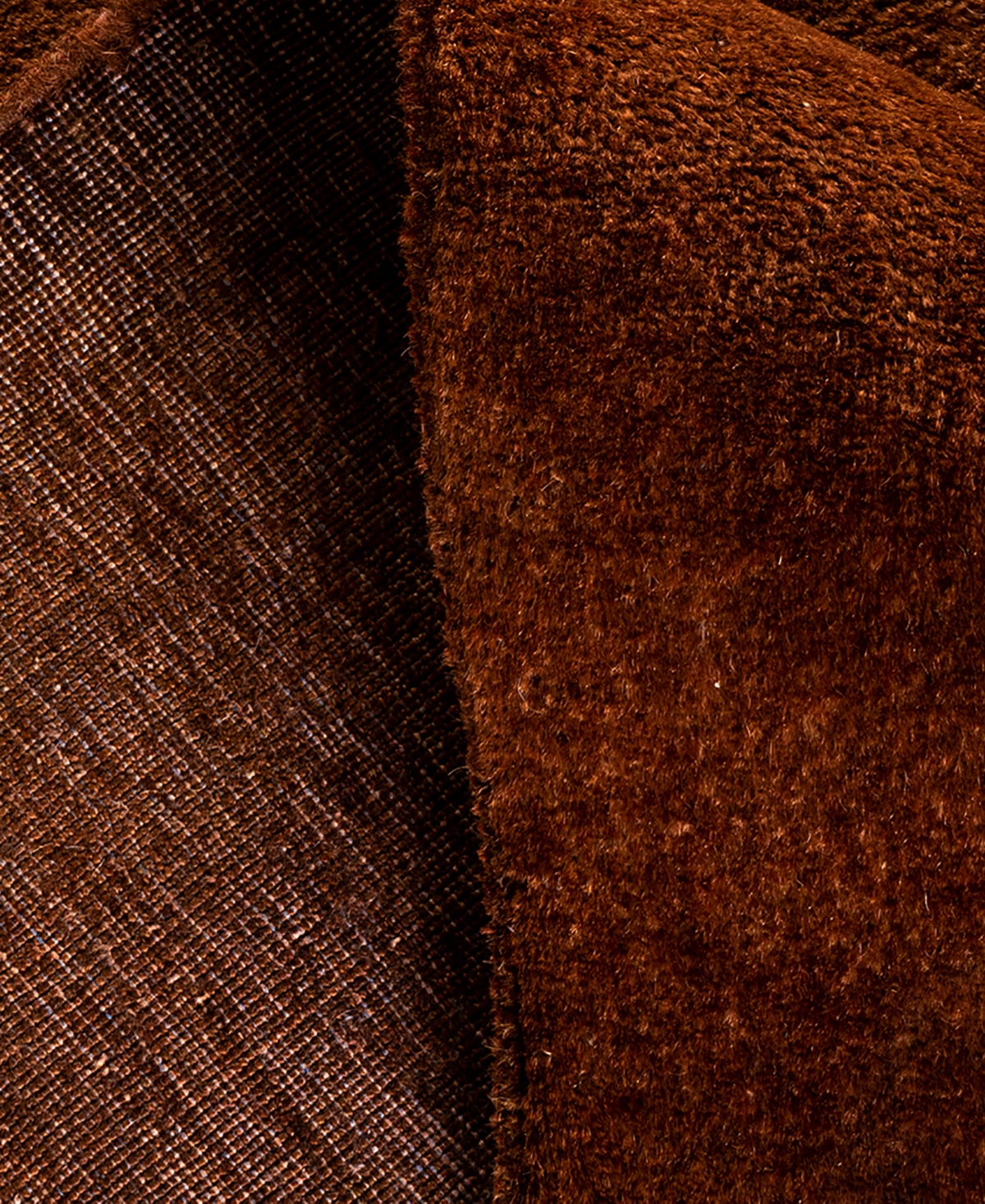 Adorn Hand Woven Rugs Fine Vibrance M1417 9'2"x11'10" Area Rug In Brown