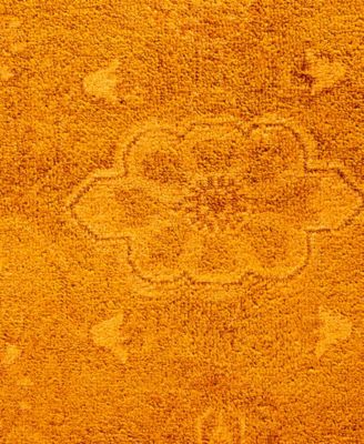 Adorn Hand Woven Rugs Fine Vibrance M1320 Rug Collection In Gold
