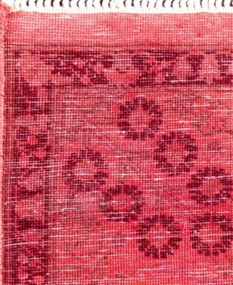 Adorn Hand Woven Rugs Fine Vibrance M1388 Rug Collection In Orange