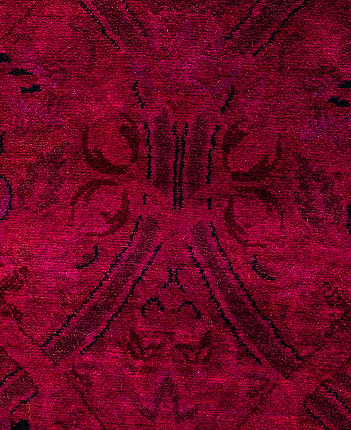 Adorn Hand Woven Rugs Fine Vibrance M1380 2'6"x10'10" Runner Area Rug In Red