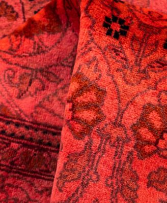 Adorn Hand Woven Rugs Fine Vibrance M1355 Rug Collection In Pink