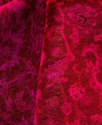 Adorn Hand Woven Rugs Fine Vibrance M1502 Rug Collection In Pink