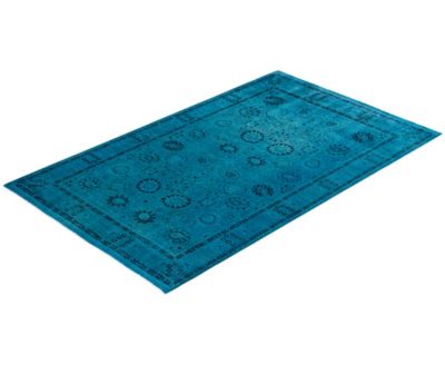 Adorn Hand Woven Rugs Fine Vibrance M1151 Rug Collection In Blue