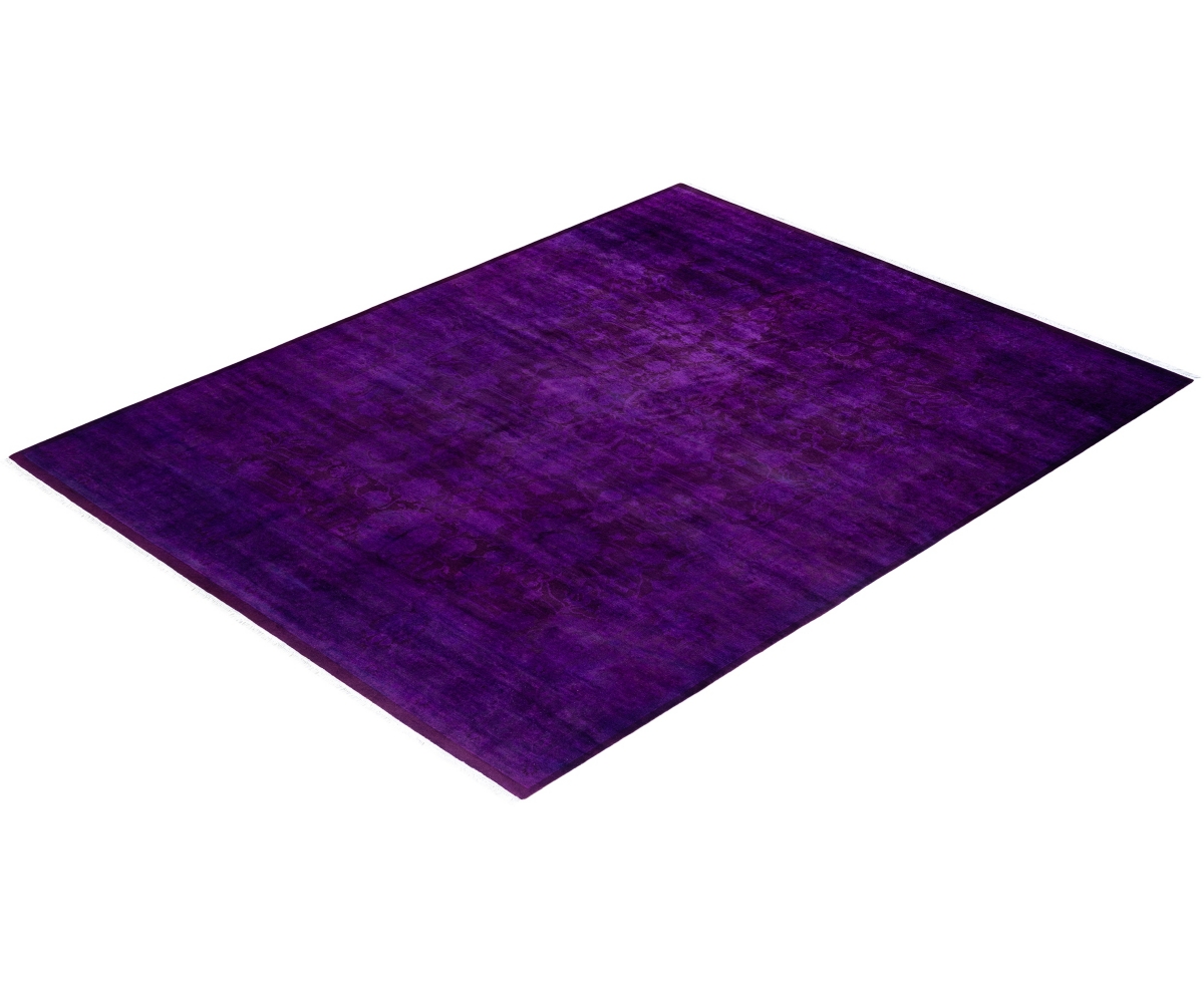 Adorn Hand Woven Rugs Fine Vibrance M1278 8'2"x10'6" Area Rug In Purple