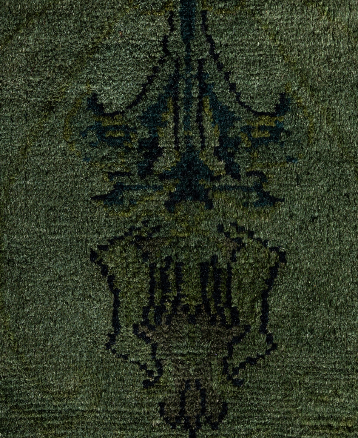 Adorn Hand Woven Rugs Fine Vibrance M982 6'2"x9' Area Rug In Green