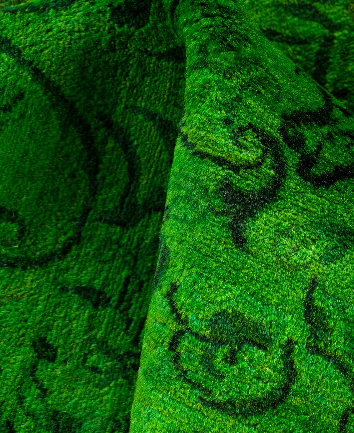 Adorn Hand Woven Rugs Fine Vibrance M9306 4'2"x6'3" Area Rug In Green
