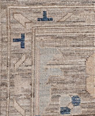 Adorn Hand Woven Rugs Colorful Oushak M0103 34 Rug Collection In Brown