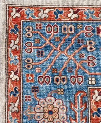 Adorn Hand Woven Rugs Serapi M0103 95 Rug Collection In Gray