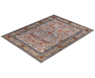 Adorn Hand Woven Rugs Serapi M0103 108 Rug Collection In Purple