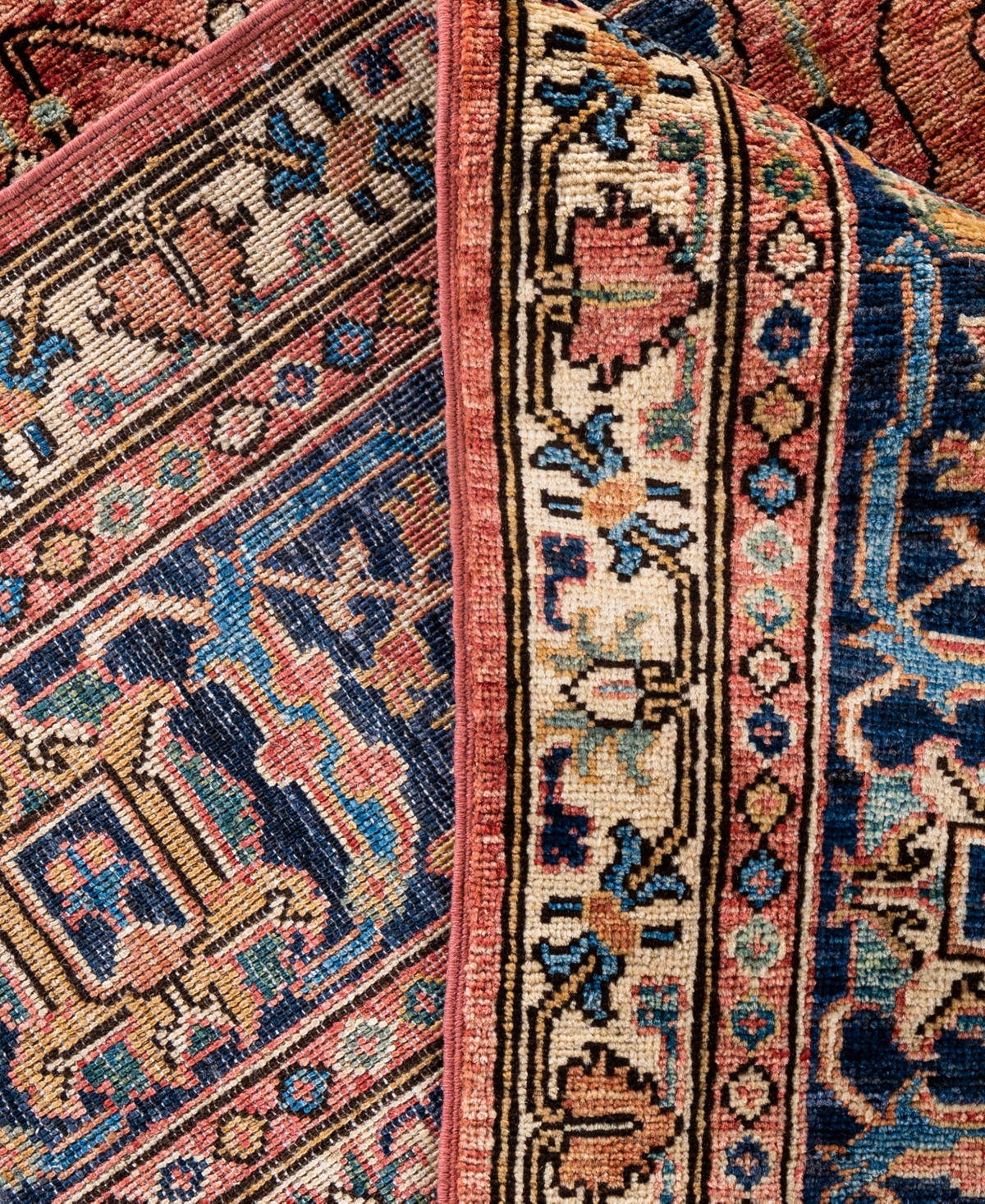 Adorn Hand Woven Rugs Serapi M0103-110 9'1"x11'11" Area Rug In Pink