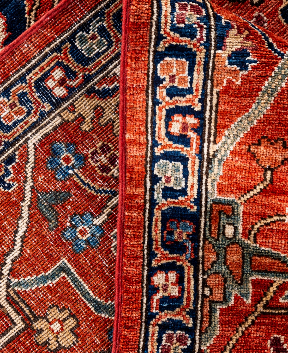 Adorn Hand Woven Rugs Serapi M0103-115 8'11"x11'9" Area Rug In Red