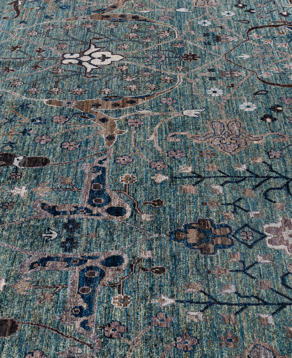Adorn Hand Woven Rugs Serapi M0103-122 9'1"x12' Area Rug In Green