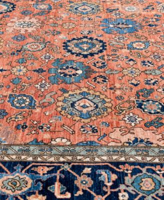Adorn Hand Woven Rugs Serapi M0103 127 Rug Collection In Orange