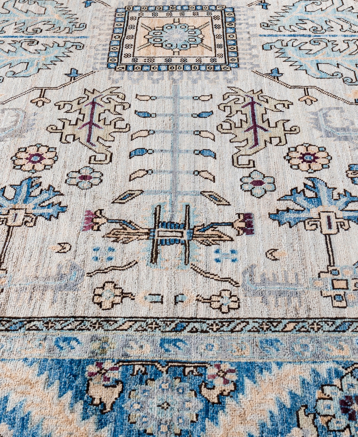 Adorn Hand Woven Rugs Serapi M0103-132 8'10"x11'9" Area Rug In Gray