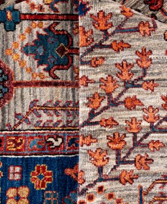 Adorn Hand Woven Rugs Serapi M0103 133 Rug Collection In Brown