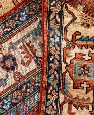 Adorn Hand Woven Rugs Serapi M0103 140 Rug Collection In Red