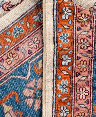 Adorn Hand Woven Rugs Serapi M0103 150 Rug Collection In White