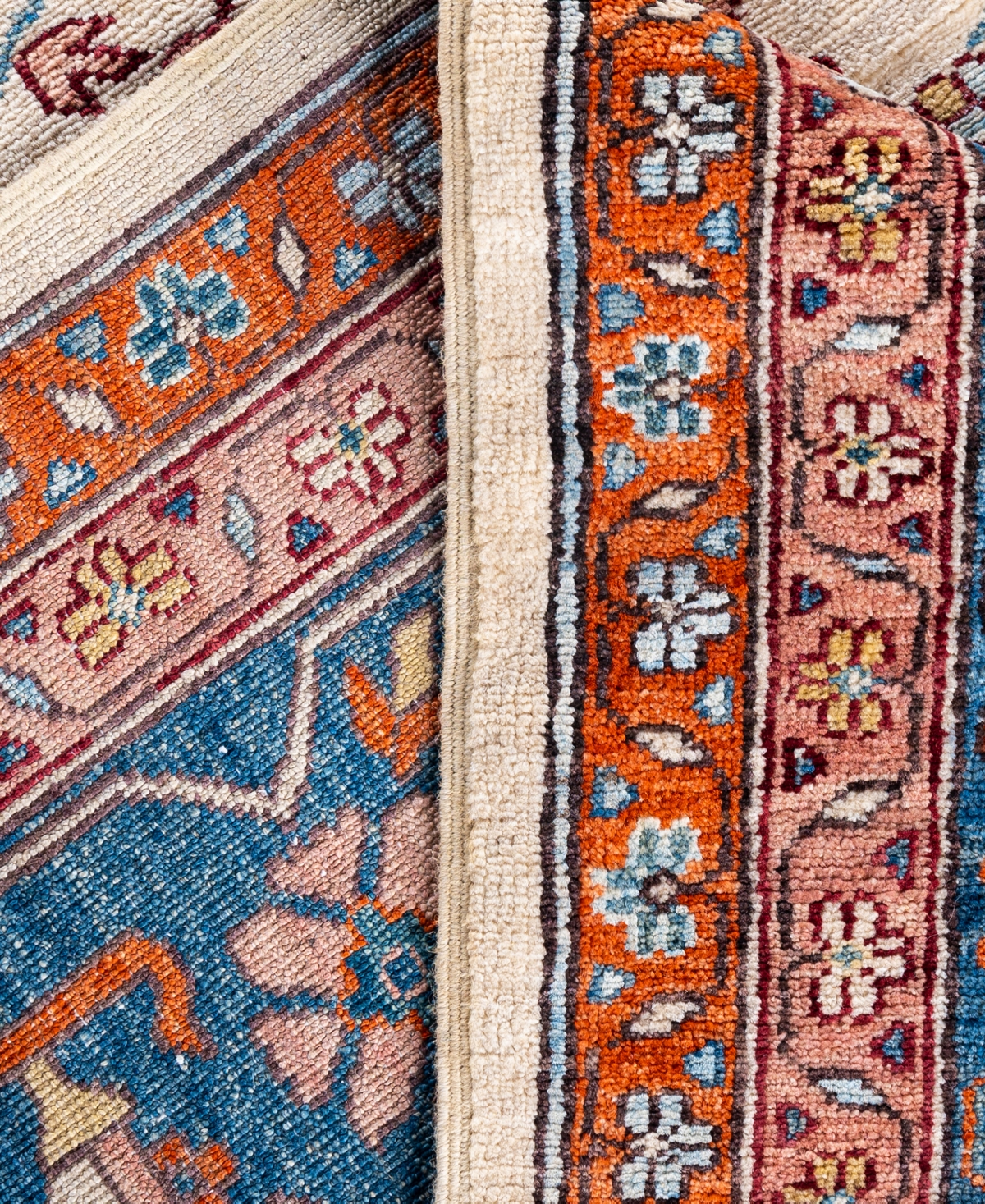 Adorn Hand Woven Rugs Serapi M0103-150 8'9"x12'1" Area Rug In White