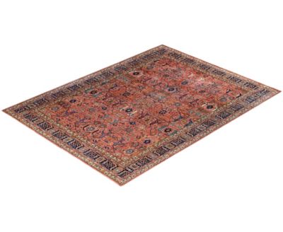 Adorn Hand Woven Rugs Serapi M0103 153 Rug Collection In Pink