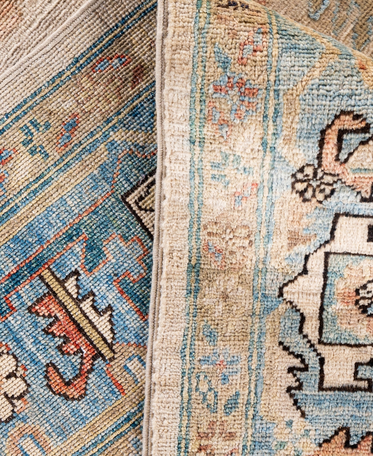Adorn Hand Woven Rugs Serapi M0103-160 9'2"x12'2" Area Rug In White
