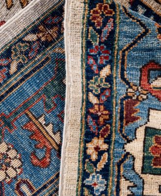 Adorn Hand Woven Rugs Serapi M0103 175 Rug Collection In White