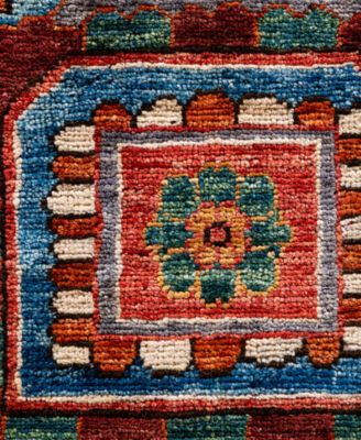 Adorn Hand Woven Rugs Serapi M0103 194 Rug Collection In Gray