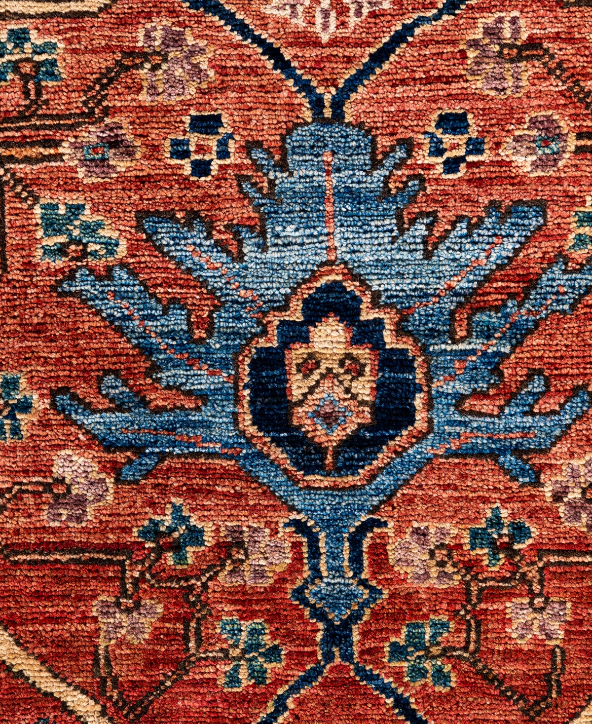 Adorn Hand Woven Rugs Serapi M0103-199 8'x10'3" Area Rug In Orange