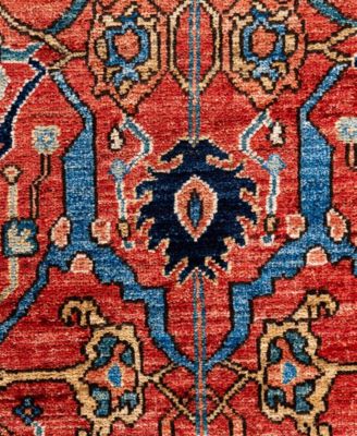 Adorn Hand Woven Rugs Serapi M0103 204 Rug Collection In Red