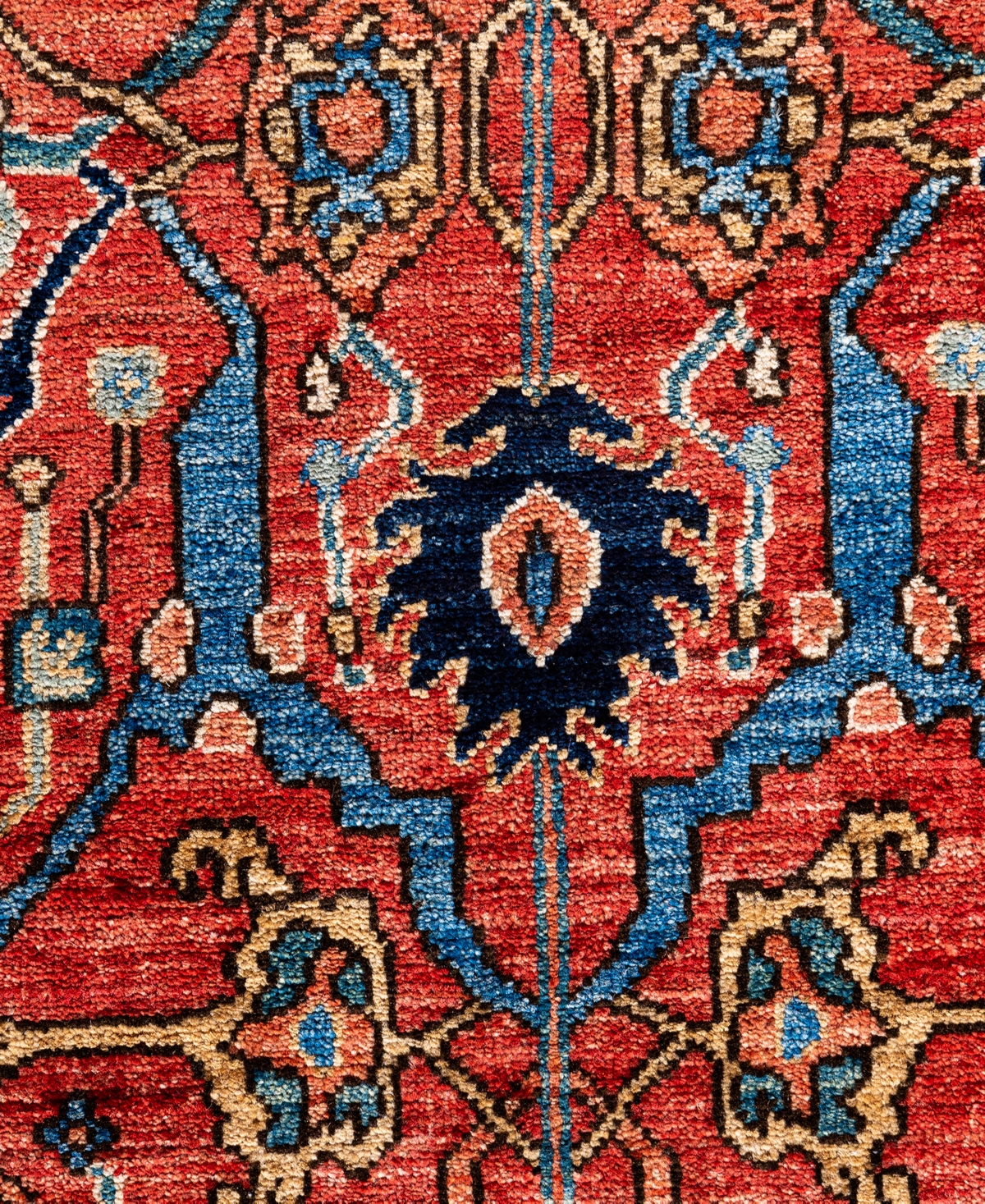 Adorn Hand Woven Rugs Serapi M0103-204 8'3"x10' Area Rug In Red