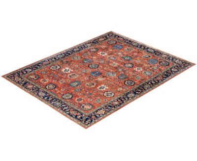 Adorn Hand Woven Rugs Serapi M0103 215 Rug Collection In Orange