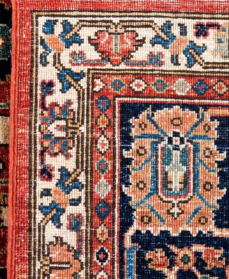 Adorn Hand Woven Rugs Serapi M0103 222 Rug Collection In Red