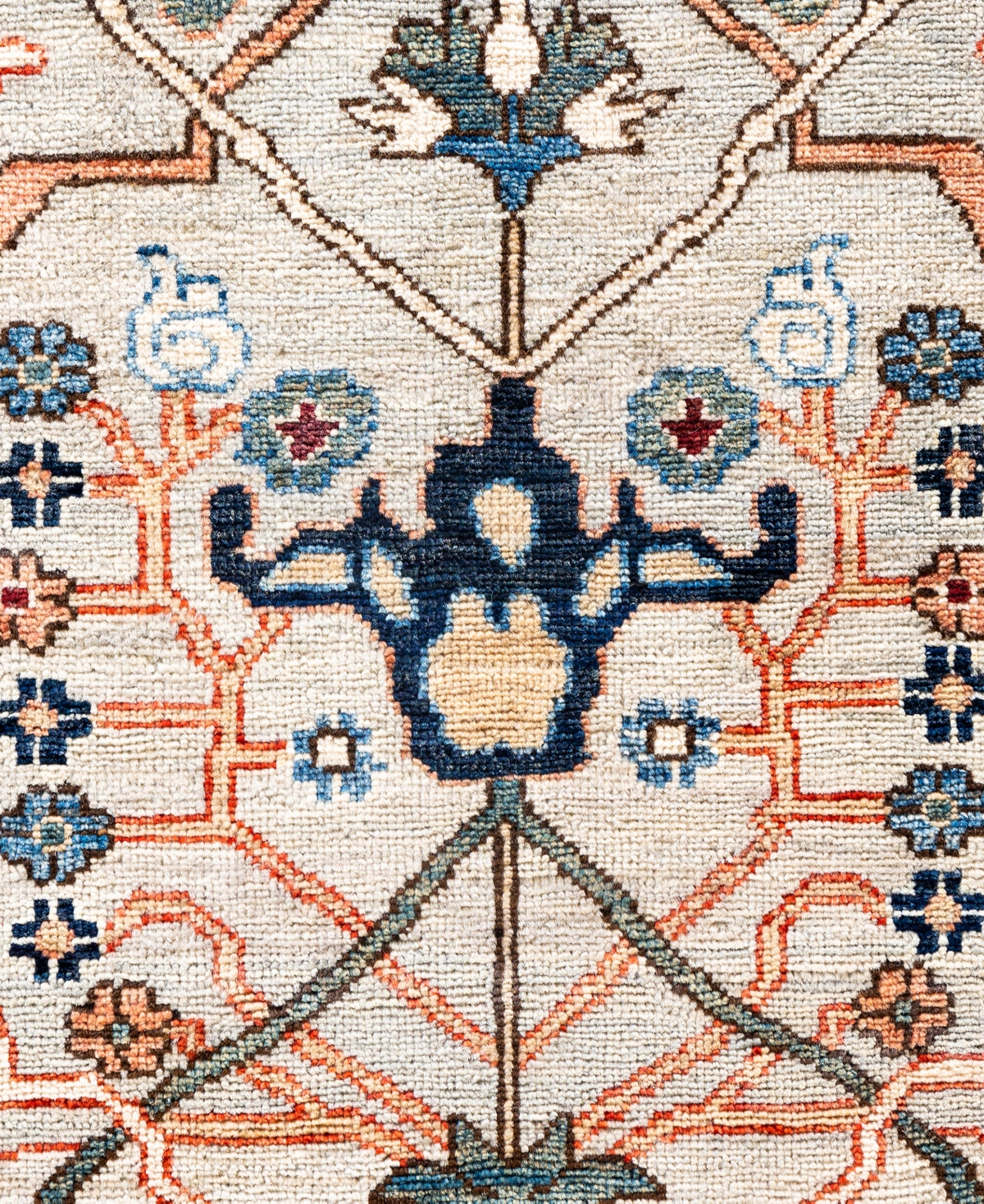 Adorn Hand Woven Rugs Serapi M0103-234 8'2"x10' Area Rug In White