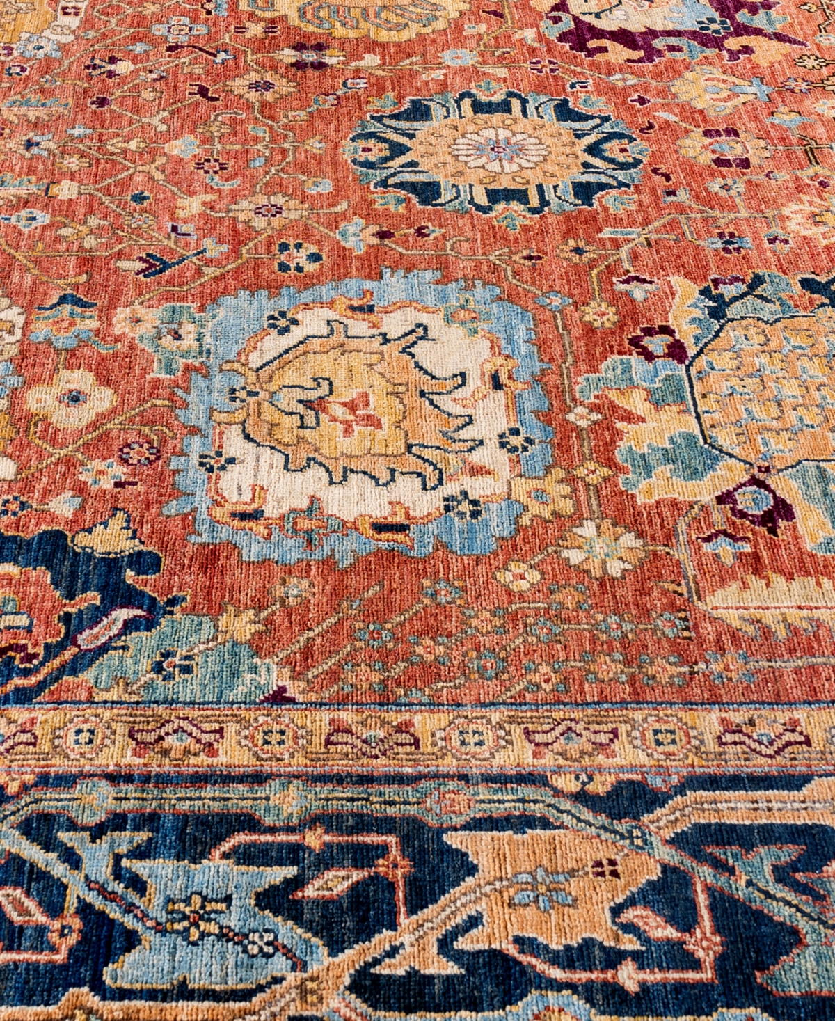 Adorn Hand Woven Rugs Serapi M0103-246 8'1"x10'1" Area Rug In Orange
