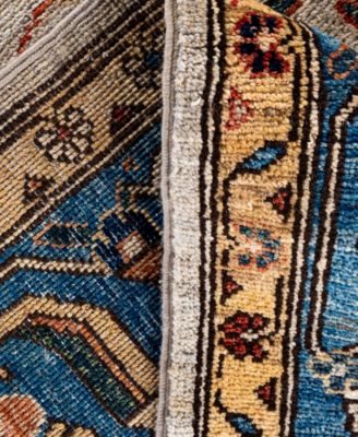 Adorn Hand Woven Rugs Serapi M0103 249 Rug Collection In Gray
