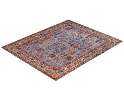 Adorn Hand Woven Rugs Serapi M0103 277 Rug Collection In Gray