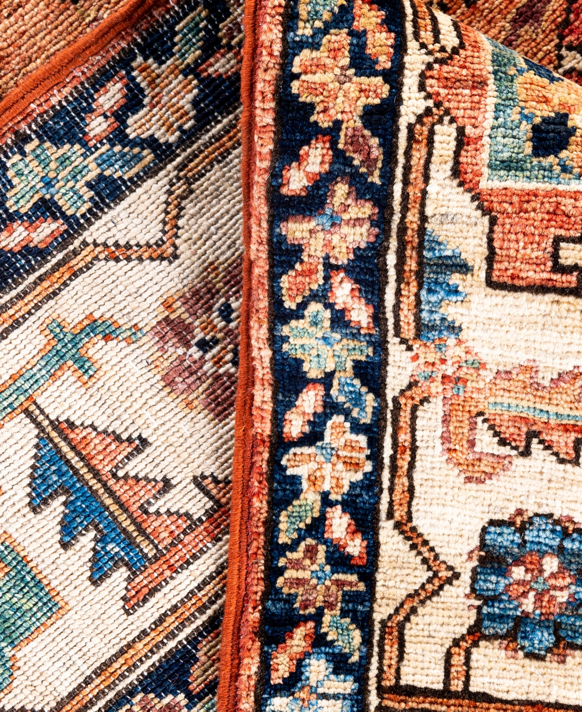 Adorn Hand Woven Rugs Serapi M0103-279 8'1"x10'3" Area Rug In Orange