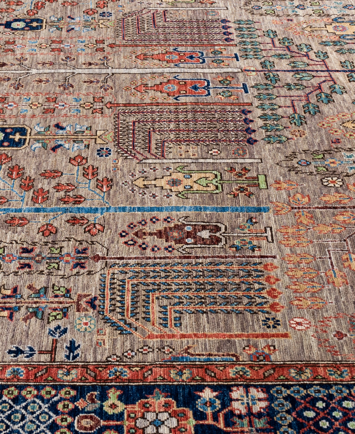 Adorn Hand Woven Rugs Serapi M0103-281 8'1"x9'11" Area Rug In Brown