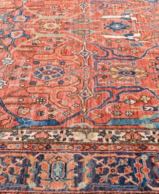 Adorn Hand Woven Rugs Serapi M0103 286 Rug Collection In Red