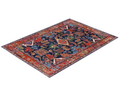 Adorn Hand Woven Rugs Serapi M0103 292 Rug Collection In Blue