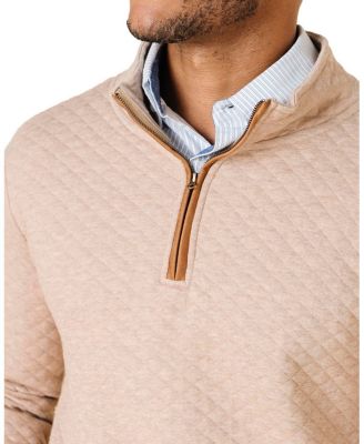 Men's Quilted Half Zip Pullover