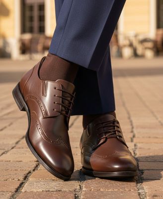 Howard Street Hands-Free Slip On Technology Wingtip Dress Oxfords