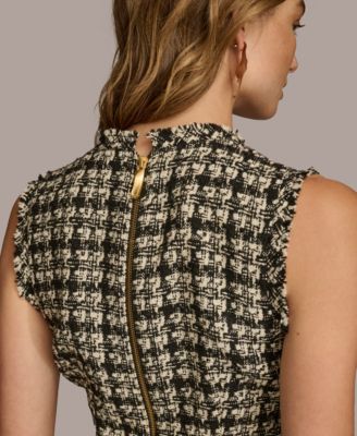 Women's Tweed Sleeveless Dress